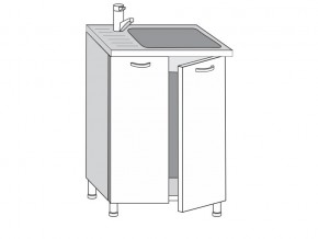 2.60.2мн Шкаф-стол на 600мм под накладную мойку с 2-мя дверцами в Верхней Салде - verhnyaya-salda.magazinmebel.ru | фото