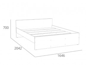 Кровать 1600 НМ 011.53 Симпл Белый Фасадный в Верхней Салде - verhnyaya-salda.magazinmebel.ru | фото - изображение 4