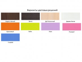 Кровать чердак Малыш 80х180 Дуб молочный-Лайм в Верхней Салде - verhnyaya-salda.magazinmebel.ru | фото - изображение 2