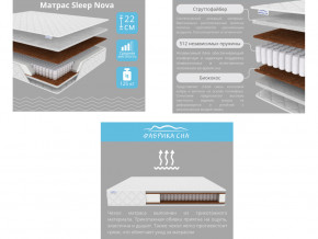 Матрас Sleep Nova шириной 1800 мм в Верхней Салде - verhnyaya-salda.magazinmebel.ru | фото - изображение 2