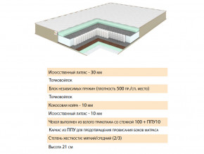 Матрас Тиссая 140х200 в Верхней Салде - verhnyaya-salda.magazinmebel.ru | фото - изображение 2