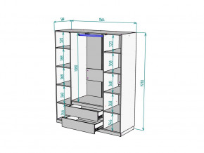 Шкаф Malta light H302 Белый в Верхней Салде - verhnyaya-salda.magazinmebel.ru | фото - изображение 2