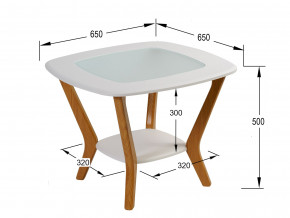 Стол журнальный Мельбурн Белый в Верхней Салде - verhnyaya-salda.magazinmebel.ru | фото - изображение 2